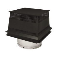 ECOSTEEL SQ DEC CHIM CAP, BLK