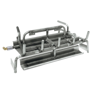 36" 3 BURNER SS LOGS NOT INCLUDED