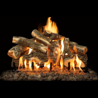 WEATHERED OAK 30’’ SEE THRU LOGS