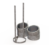 DURAVENT - ECOSTEEL+ 15 DEG OFFSET KIT (2 ELBOWS & STRAP) IN