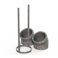 DURAVENT - ECOSTEEL+ 30 DEG OFFSET KIT (2 ELBOWS & STRAP) IN