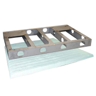 METAL STAND 42" STANDARD (49"X25 1/4"X4")