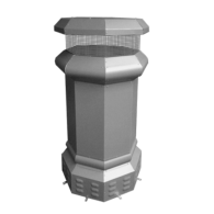 PORTSMOUTH ELEMETAL WEATHERED COPPER, 36" HEIGHT