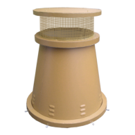 AMERICAN CHIMNEY- GLASGOW 28 X 32 COPPER ULTRAMET