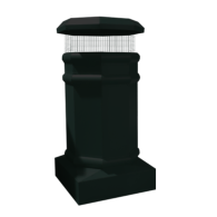 AMERICAN CHIMNEY- ONATRIO BLACK 21 X 38" CHIMNEY POT