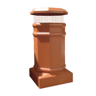 ONTARIO, TERRACOTTA CHIMNEY SHROUD, 38" HEIGHT