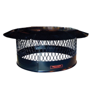 340017 BLACK GALVANIZED 17 " CAP