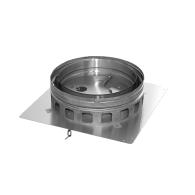 DURAVENT - ECOSTEEL+ ANCHOR PLATE W/ DAMPER, INSULATION PAD