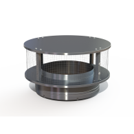DURAVENT - ECOSTEEL+ CHIMNEY CAP (INSULTED)